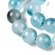 Dyed Natural White Jade Beads Strands&nbsp;G-T138-8mm-210-7-3
