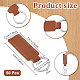 PU Leather Keychains&nbsp;KEYC-WH0038-39-2