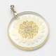 Alloy Resin Pendants&nbsp;RESI-S321-07-2