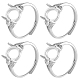 4Pcs Brass Adjustable Ring Components&nbsp;KK-SC0007-03-1