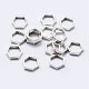 925 Sterling Silver Bead Frames&nbsp;STER-F036-12S-8.5x7.5-1