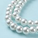 Glass Pearl Beads Strands&nbsp;HY-8D-B01-4