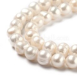 Natural Cultured Freshwater Pearl Beads Strands&nbsp;PEAR-L033-24-01