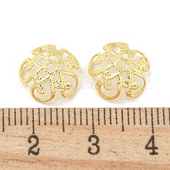 Rack Plating Brass Bead Caps&nbsp;FIND-T071-13G-01