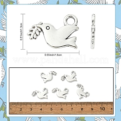 30Pcs Tibetan Style Alloy Pendants&nbsp;TIBEP-YW0002-18