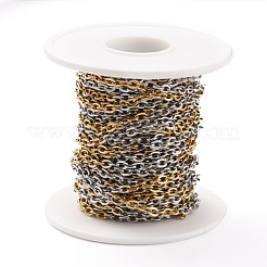 Two Tone 304 Stainless Steel Cable Chains&nbsp;CHS-B001-04