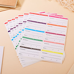 10 Sheets Paper Self Adhesive Stickers&nbsp;DIY-TADJ0001-18