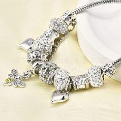 Alloy European Beads Charm Bracelets&nbsp;BJEW-F495-13P