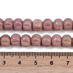 Natural Rhodonite Beads Strands&nbsp;G-Z080-B19-8x6mm