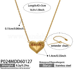 304 Stainless Steel Pendant Necklaces&nbsp;WGF71AA-01