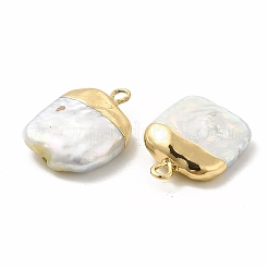 Baroque Natural Keshi Pearl Pendants&nbsp;PEAR-P004-18KCG