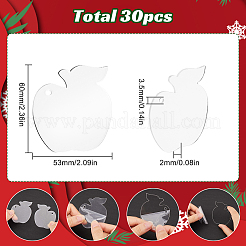 30Pcs Christmas Acrylic Big Pendants&nbsp;FIND-SC0011-41