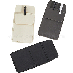3Pcs 3 Colors Rectangle Leather Pen Bag&nbsp;DIY-CL0002-23