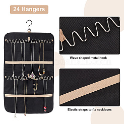 Double-sided PVC Wall-Mounted Jewelry Hanging Rolls&nbsp;AJEW-WH0323-01B