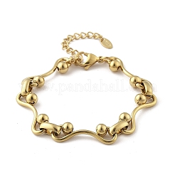 304 Stainless Steel Link Chain Bracelets for Women&nbsp;BJEW-F488-09G