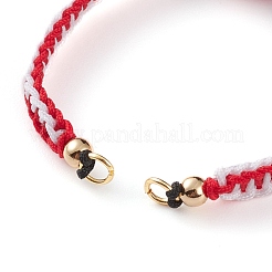 Adjustable Nylon Thread Braided Bracelet Making&nbsp;AJEW-JB00857-03