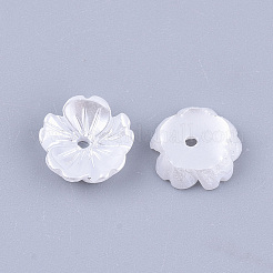 Resin Imitation Pearl Bead Caps&nbsp;RESI-T040-008A