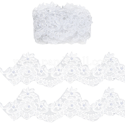 3 Yards Polyester Lace Ribbons&nbsp;SRIB-GF0001-59