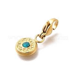 304 Stainless Steel Pendants Decoration&nbsp;STAS-R159-60G-02