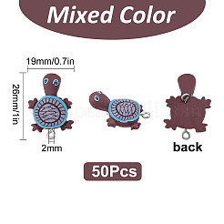 Handmade Polymer Clay Pendants&nbsp;PORC-SC0001-04