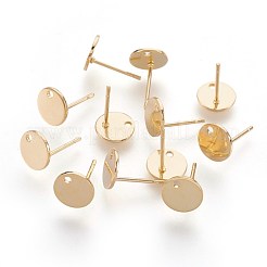 304 Stainless Steel Stud Earring Findings&nbsp;X-STAS-F188-02G