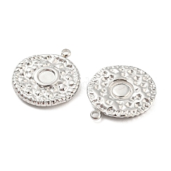 Non-Tarnish 304 Stainless Steel Pendant Cabochon Settings&nbsp;STAS-P333-02P
