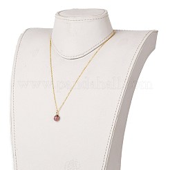 Natural & Synthetic Gemstone Pendant Necklaces&nbsp;NJEW-JN03228