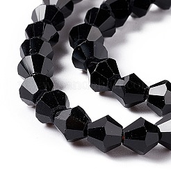 Imitation Austrian Crystal 5301 Bicone Beads&nbsp;GLAA-S026-6mm-10