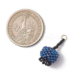 Glass Seed Beaded Pendants&nbsp;PALLOY-MZ01258