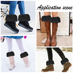 Acrylic Fiber Woolen Yarn Socks Leg Cover&nbsp;AJEW-WH20018-149B