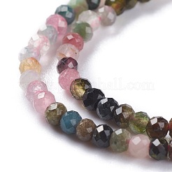 Natural Multicolor Tourmaline Beads Strands&nbsp;G-A026-C07
