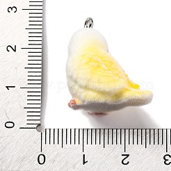 Flocky Resin Pendants&nbsp;RESI-Q011-03A