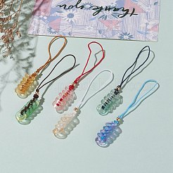 Glass Pendant Decorations&nbsp;HJEW-JM00408
