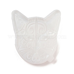 Cat Face DIY Silicone Molds&nbsp;LS-AJEW-D052-04