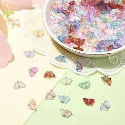 150Pcs 15 Colors Glass Charms&nbsp;PALLOY-CJ00040