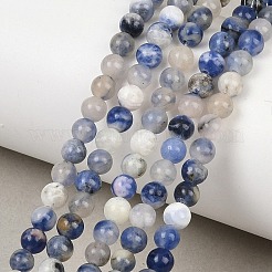 Natural Sodalite Round Bead Strands&nbsp;G-E334-4mm-08