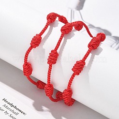 7 Knot Lucky Bracelets&nbsp;BJEW-JB05252-02