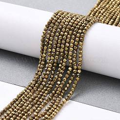 Electroplate Glass Beads Strands&nbsp;X-GLAA-H021-01A-FP07