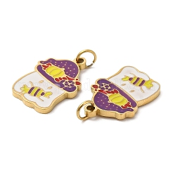 Halloween Ion Plating(IP) 304 Stainless Steel Pendants&nbsp;STAS-D066-01G