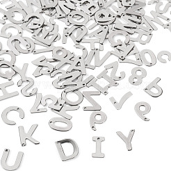144Pcs 36Pcs Number 0~9 & Letter A~Z Stainless Steel Charms&nbsp;STAS-TA0003-12