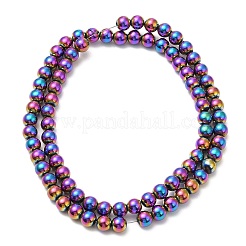 Electroplate Synthetic Non-magnetic Hematite Beads Strands&nbsp;G-E602-04