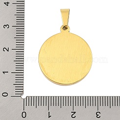 Ion Plating(IP) 304 Stainless Steel Pendant Rhinestone Setting&nbsp;STAS-D112-11AG