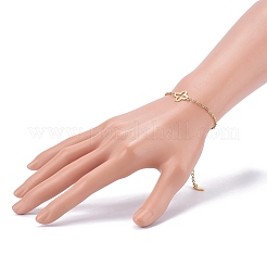 304 Stainless Steel Clover Link Bracelets&nbsp;BJEW-JB06028