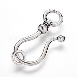 Tibetan Style S Hook Clasps&nbsp;LF5091Y-NF