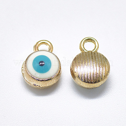 Light Gold Plated Alloy Charms&nbsp;LS-ENAM-S117-27C