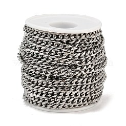 Tarnish Resistant Men's Jewelry Making 201 Stainless Steel Curb Chains&nbsp;CHS-A003B-1.5mm