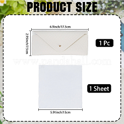 1Pc Rectangle PVC Leather Eyeglass Cases&nbsp;AJEW-CN0005-06B