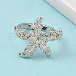 Brass Cuff Rings for Women&nbsp;RJEW-A083-01P