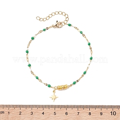 7Pcs Star 304 Stainless Steel Charm Bracelets&nbsp;BJEW-JB13545