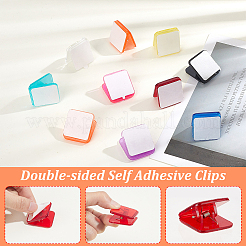 20Pcs 10 Colors Plastic Photo Paper Craft Clips&nbsp;AJEW-GA0009-87